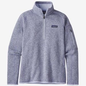 PATAGONIA Better Sweater Purple/Gray Quarter Zip
Pullover